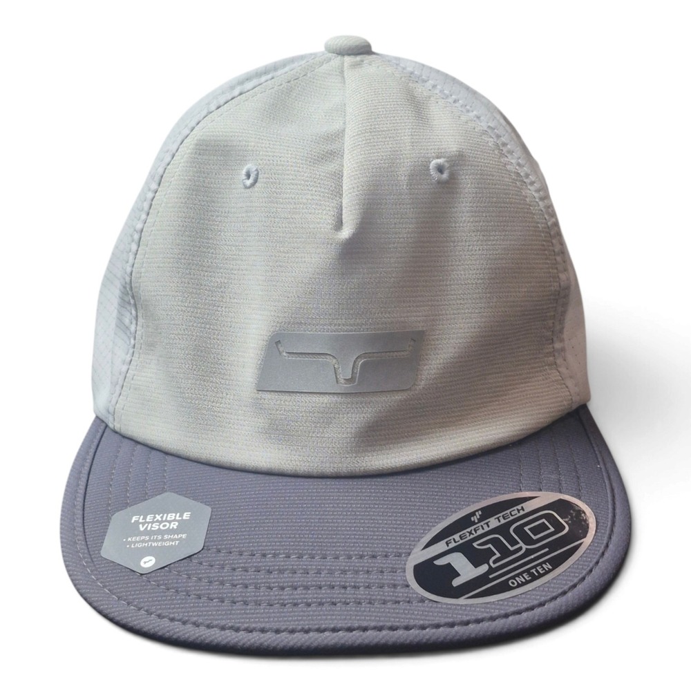 Kimes Ranch 110 Night Vision Crushable Chrome Flexfit Tech Adjustable Cap NWT
